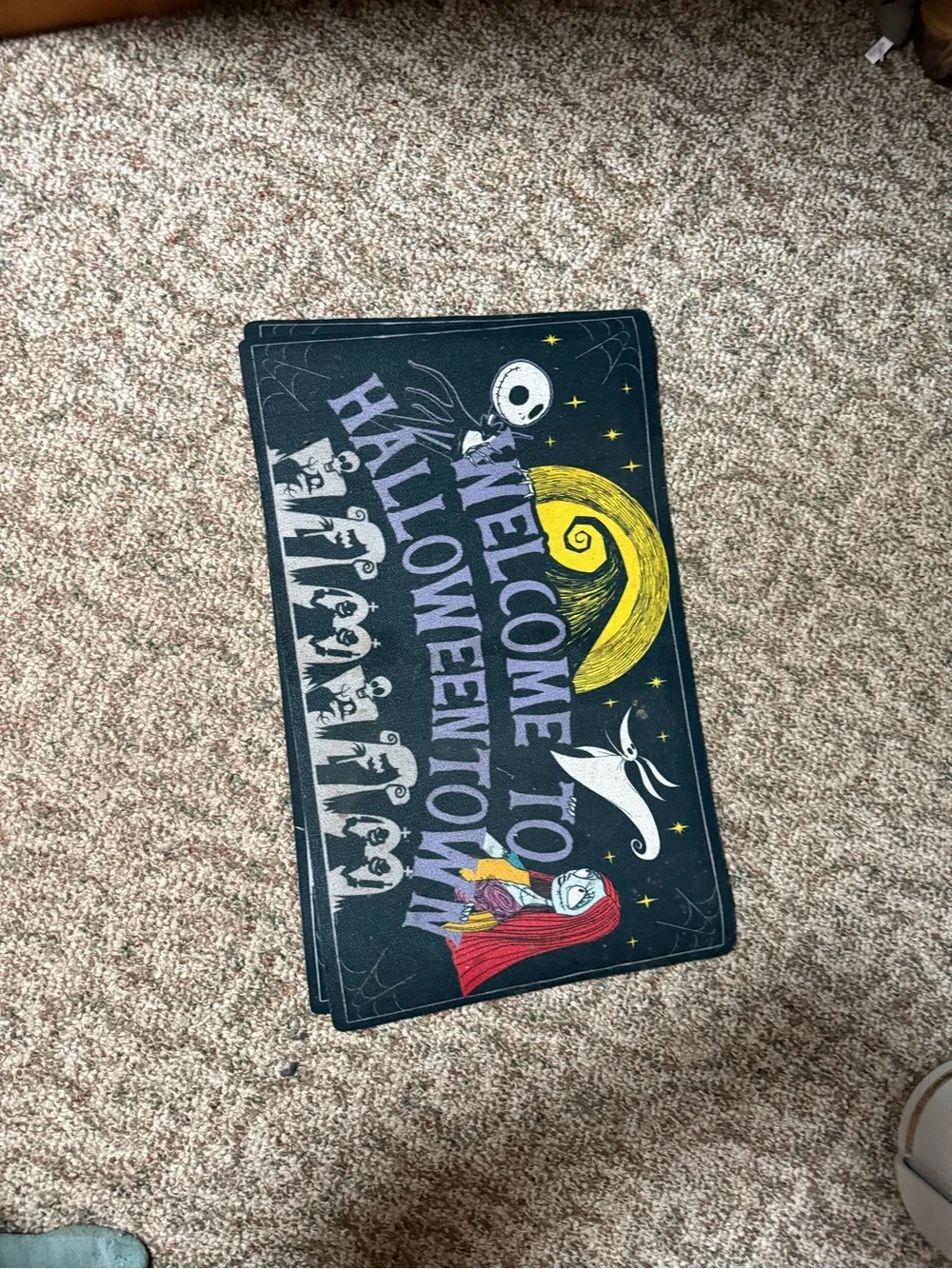 Nightmare Before Christmas 'Welcome to Halloweentown' Doormat